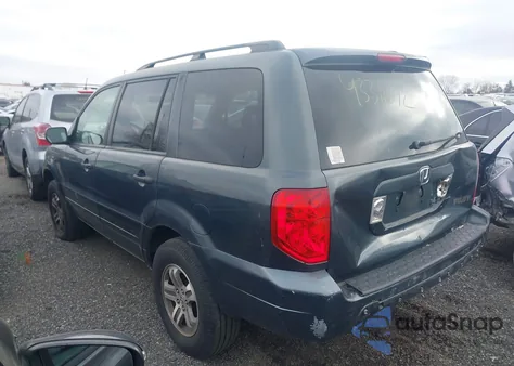 2004 Honda Pilot Ex from USA, damaged, VIN 2HKYF18404H504717